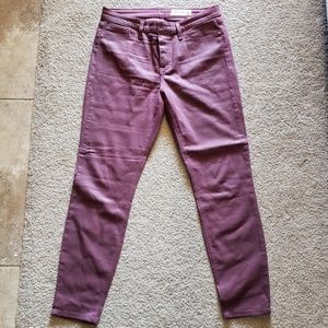 Pistola coated skinny jeans in oxblood